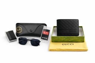 Gafas Ray-Ban y Cartera Gucci