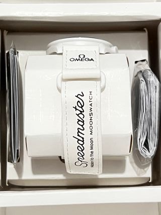 Omega x Swatch Mission to Moonphase Blanco