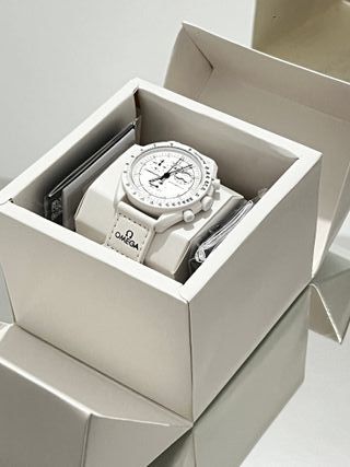 Omega x Swatch Mission to Moonphase Blanco