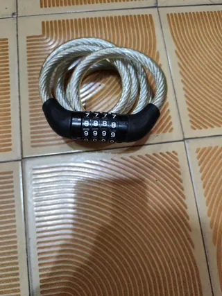 Candado Bicicleta BTWIN 120 En Espiral Con Código.