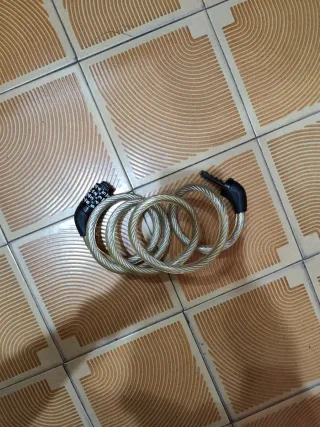 Candado Bicicleta BTWIN 120 En Espiral Con Código.