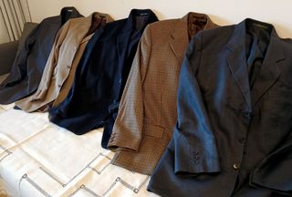 Lote de 5 Americanas hombre XL de cashmere, lana..