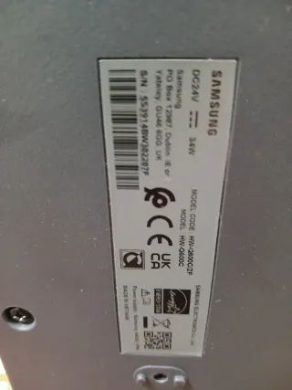 Barra de Sonido Samsung Negra