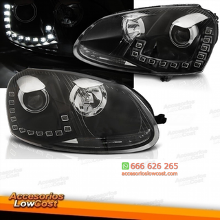 FAROS DELANTEROS VOLKSWAGEN GOLF MK5 03-08 LUZ DI