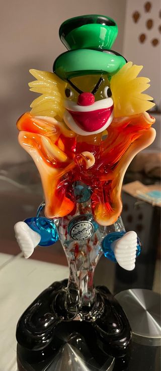 Pagliaccio Vetro Murano Vintage anni ‘50/‘60