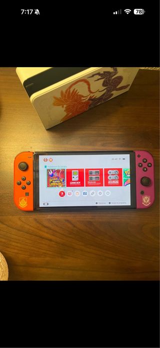 Nintendo Switch OLED Ed.Pokémon Escarlata yPúrpura