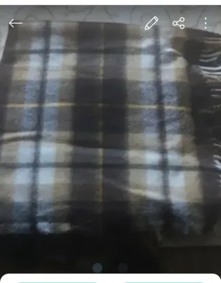 Mantas a cuadros casi nuevas