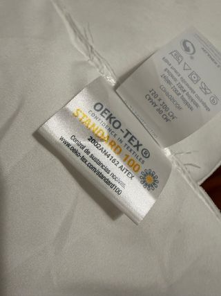 Edredón blanco 150x200 cm