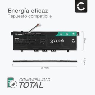 CELLONIC batería KC04XL 3300mAh 15.2V HP Envy