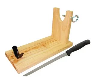 Porta prosciutto con coltello