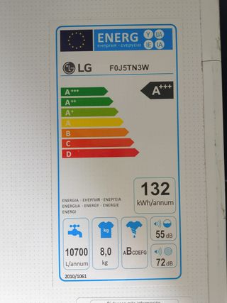 Lavadora LG Direct Drive 8kg
