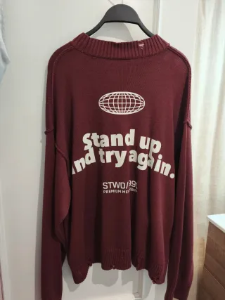 Jersey Pull&Bear Rojo Talla M