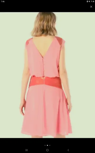 Vestido fiesta Tintoretto rosa