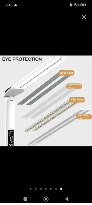 Lámpara Escritorio LED Moderna