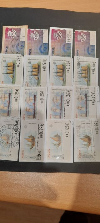 Álbum y Bolsa de Etiquetas Postales