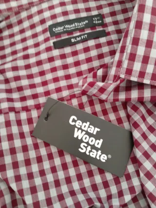 Camisa cuadros nueva con etiquetas