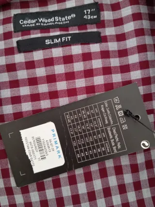 Camisa cuadros nueva con etiquetas