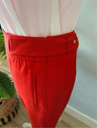 Pantalón Palazzo Sfera Rojo Talla XL