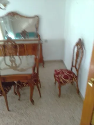 Muebles de salón antiguos completos