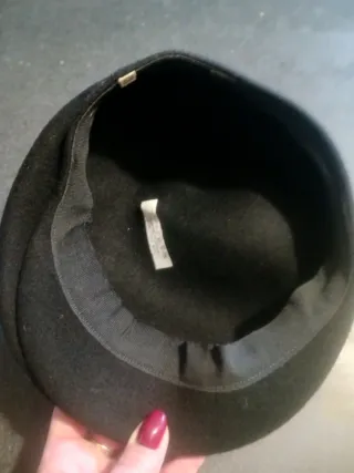 Coppola lana uomo unisex nera