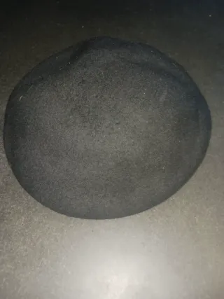 Coppola lana uomo unisex nera