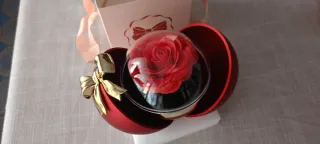 Cofanetto Porta Anello Rosa Rossa San Valentino