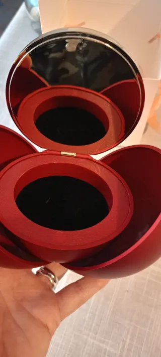 Cofanetto Porta Anello Rosa Rossa San Valentino