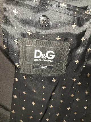 Abito Dolce & Gabbana Uomo Nero Lucido Tg 52