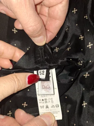 Abito Dolce & Gabbana Uomo Nero Lucido Tg 52