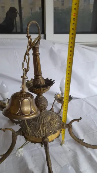 Lámpara de techo de bronce