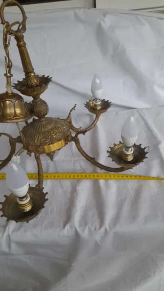 Lámpara de techo de bronce