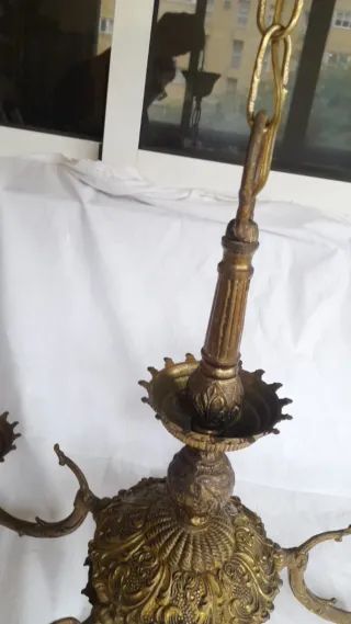 Lámpara de techo de bronce