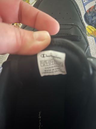 Scarpe Champion nere con velcro