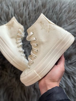 Converse Platform Bianche