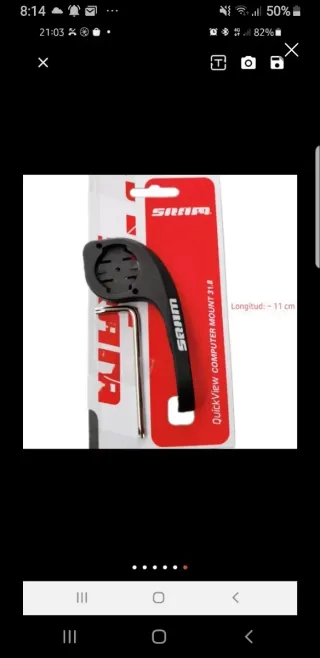 Soporte Manillar Bici SRAM QuickView GPS