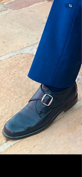 Zapatos vestir azul marino oscuro talla 37