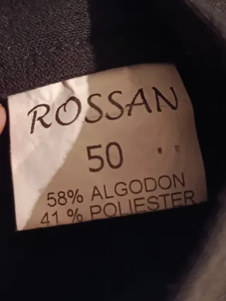 Pantalón Rossana Negro Invierno T.50 Nuevo