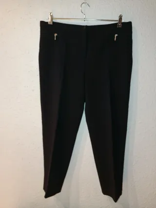 Pantalón Rossana Negro Invierno T.50 Nuevo