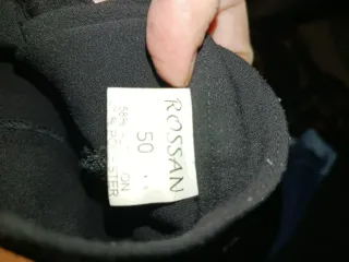 Pantalón Rossana Negro Invierno T.50 Nuevo