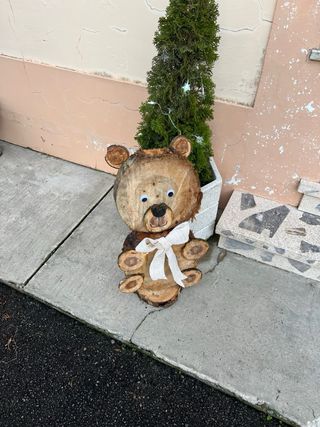 Ositos de madera decorativos