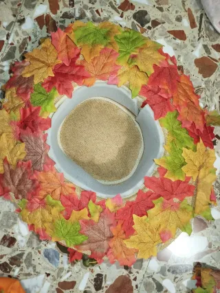 Costume di Carnevale Artigianale Foglie Autunnali