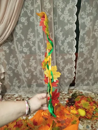 Costume di Carnevale Artigianale Foglie Autunnali