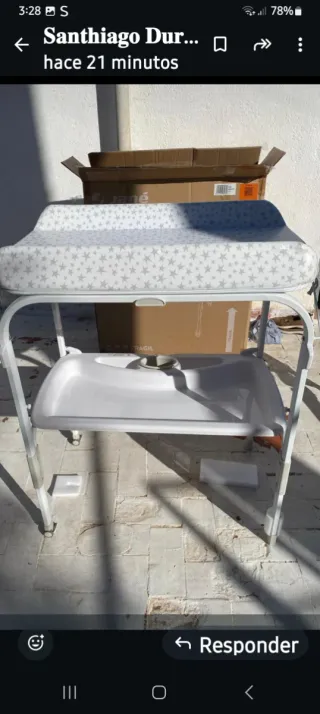 Cambiador y bañera Jané Flip para bebé