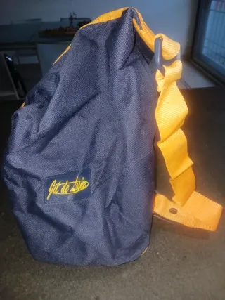 Zainetto-sacca Futura blu/arancione