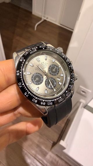 Reloj Cronógrafo Acero Negro