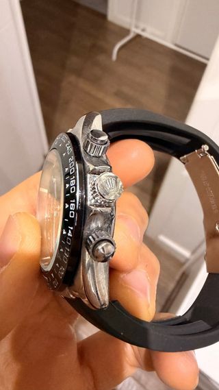 Reloj Cronógrafo Acero Negro