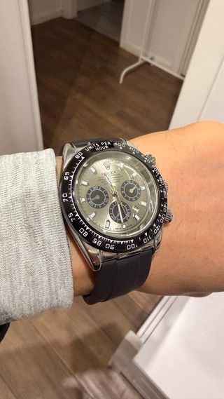 Reloj Cronógrafo Acero Negro