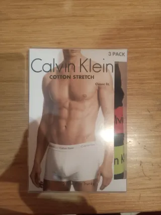 Calzoncillos Calvin Klein Cotton Stretch Talla S.
