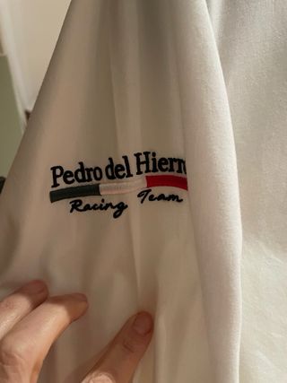Camisa Pedro del Hierro Racing Blanca