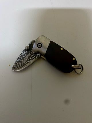 Navaja de Damasco llavero